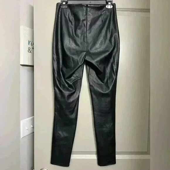Paige Kiana Vegan Stretch Leather Leggings | Size Small - Picture 7 of 11